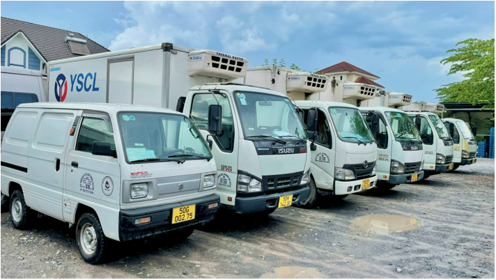 dịch vụ vận chuyển xe đông lạnh
