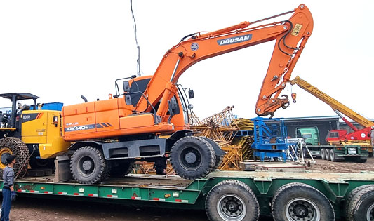 dịch vụ vận chuyển xe đào