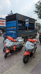 Vận Chuyển Xe Tay Ga Kỹ Càng, Sạch Sẽ