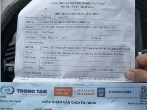Biên Bản Nhận Xe Có Hình Ảnh Rõ Ràng